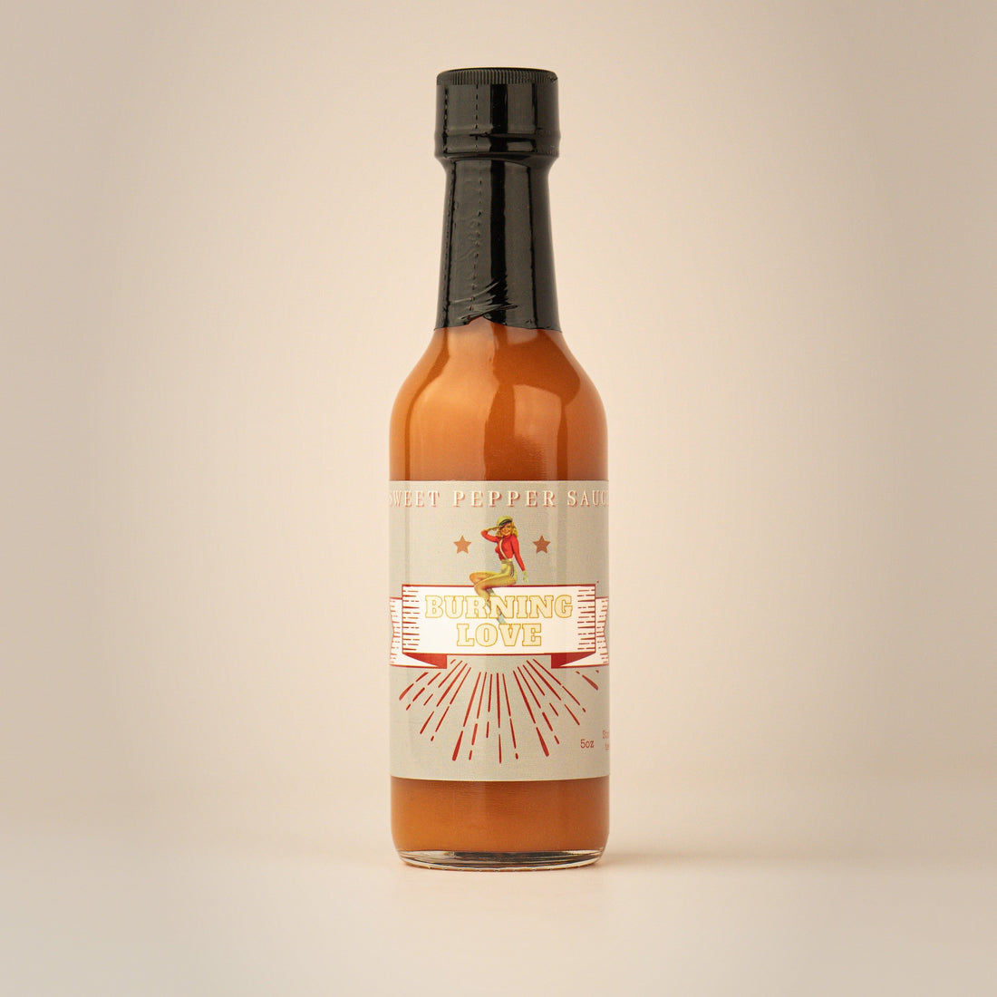 Lady May’s Sweet Heat Sauce – Sweet &amp; Spicy Blend – Handcrafted Chili Sauce – Restaurant Recipe, Small Batch – 6oz Glass Bottle