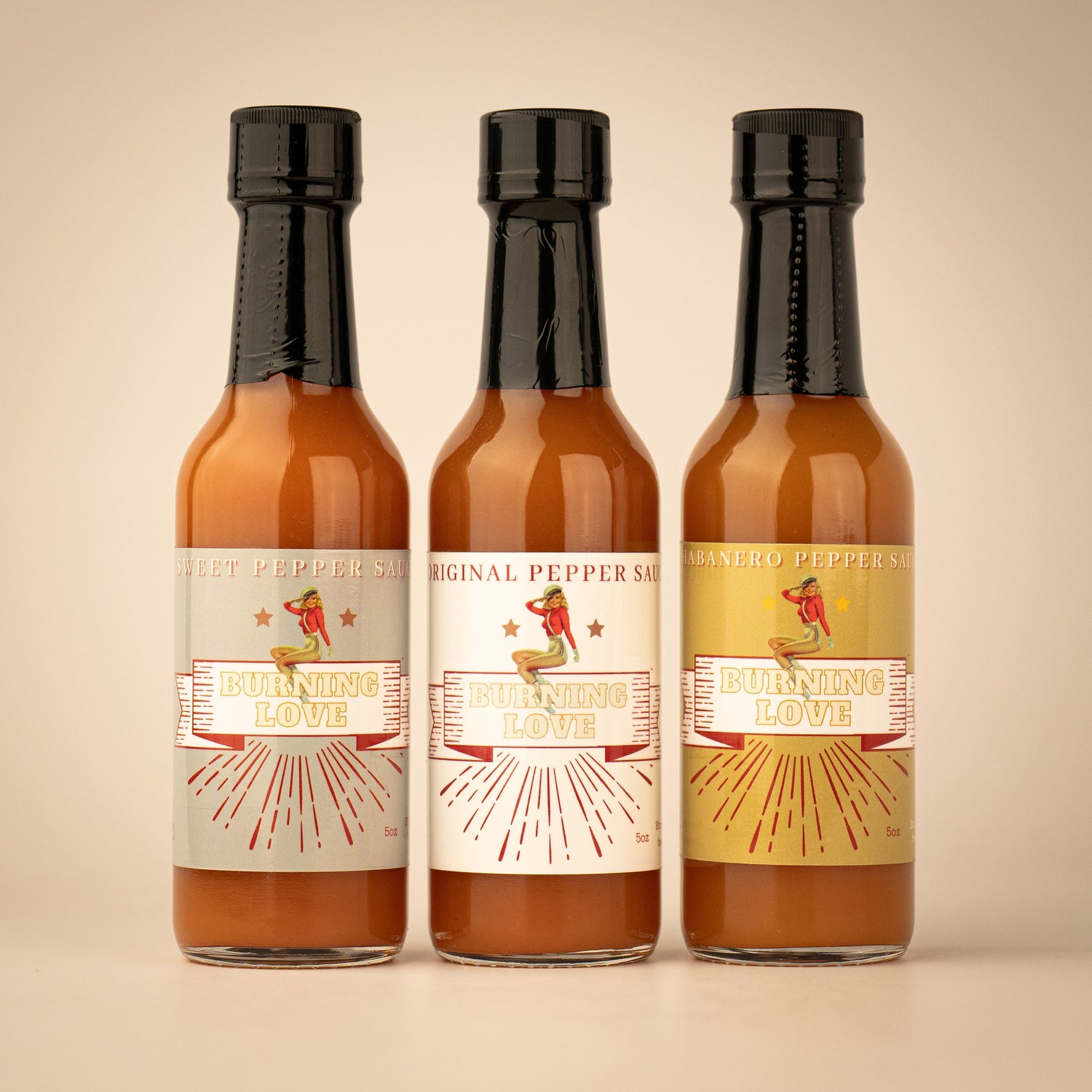Lady May’s Sweet Heat Sauce – Sweet &amp; Spicy Blend – Handcrafted Chili Sauce – Restaurant Recipe, Small Batch – 6oz Glass Bottle