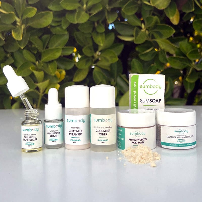Sumbody Skincare 5 Steps to Perfect Skin Hydrating Mini Kit