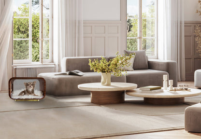 The LUNA Bed in Walnut - My American Goods