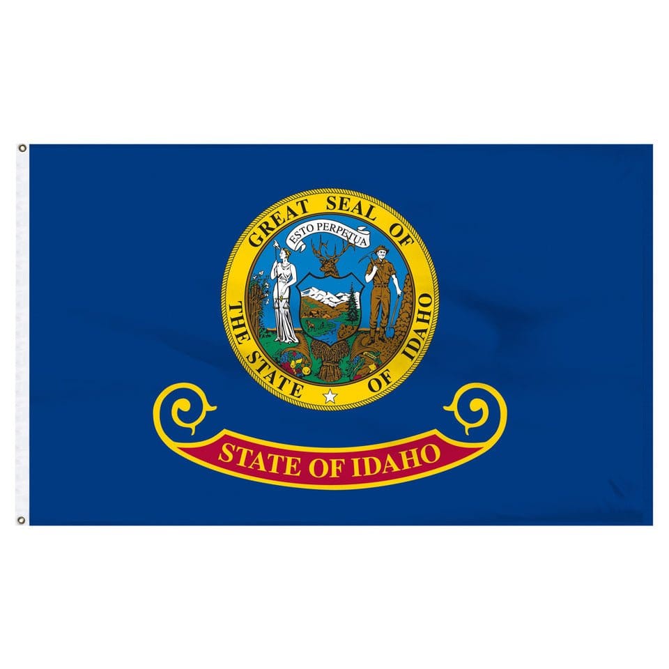 Flags Unlimited USA Nylon State Flags Idaho