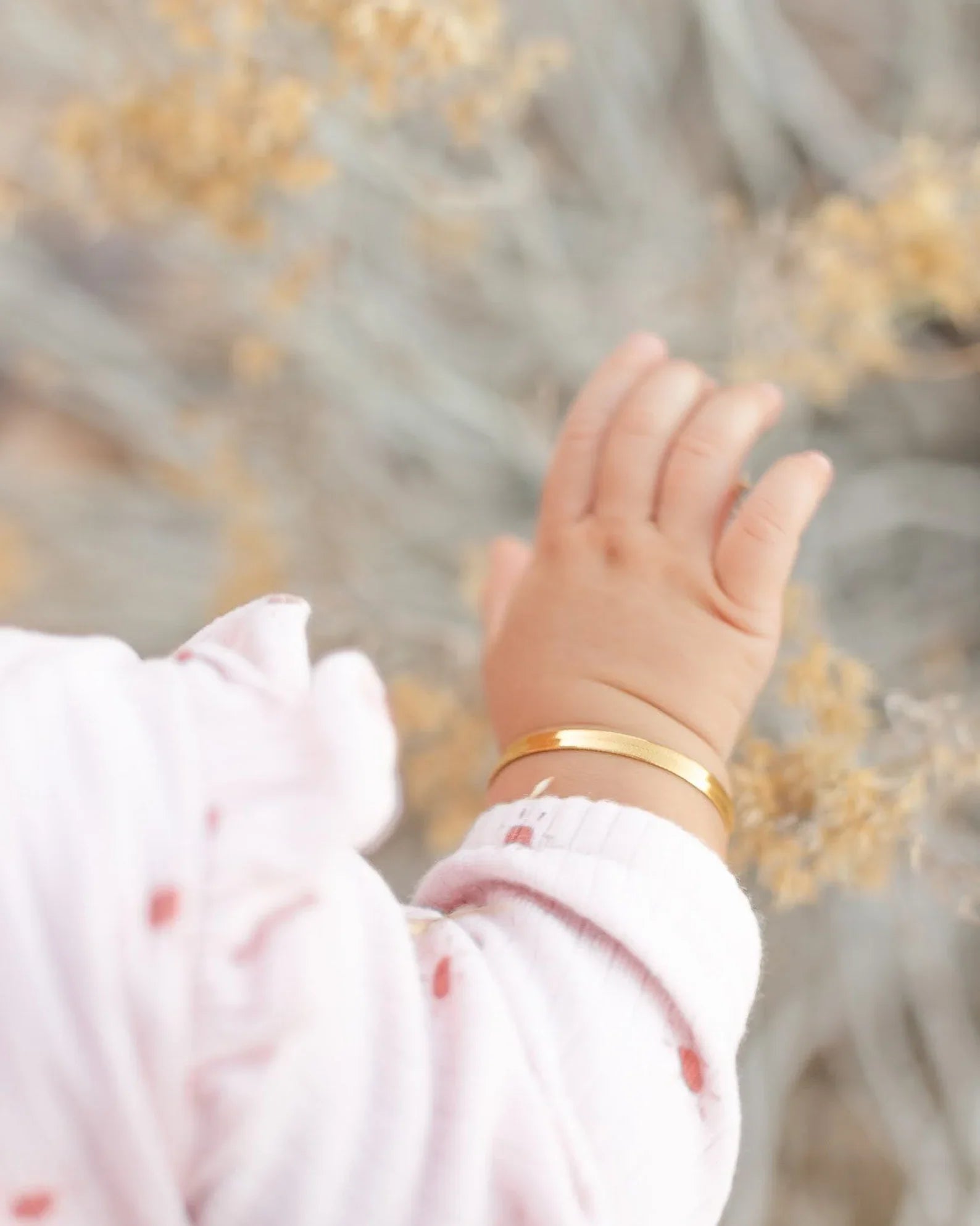 Gold Herringbone Bracelet