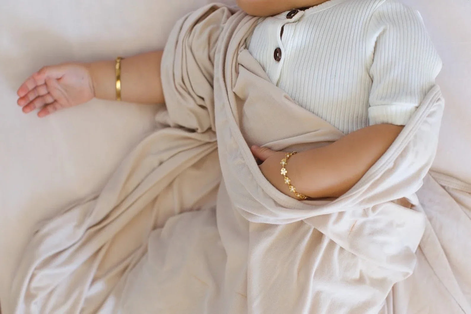 Gold Herringbone Bracelet