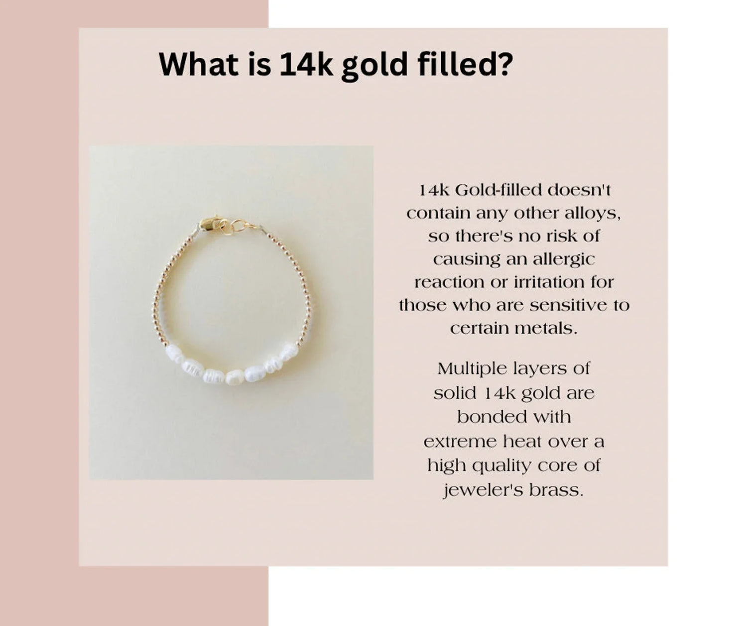 Gold-Filled Freshwater Pearl Baby Bracelet | Hypoallergenic Keepsake Gift | Matching Mommy &amp; Me Jewelry
