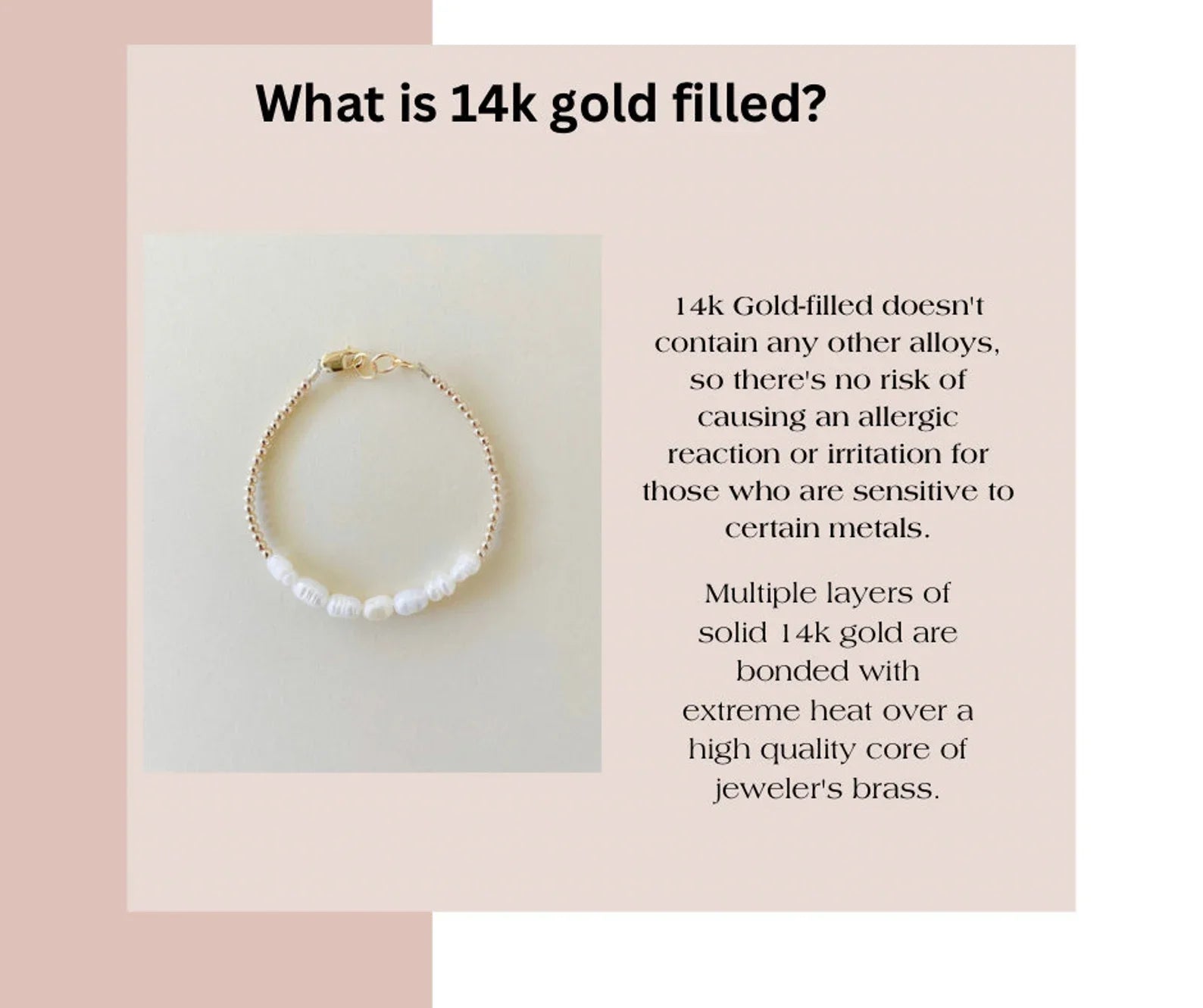 Gold-Filled Freshwater Pearl Baby Bracelet | Hypoallergenic Keepsake Gift | Matching Mommy &amp; Me Jewelry