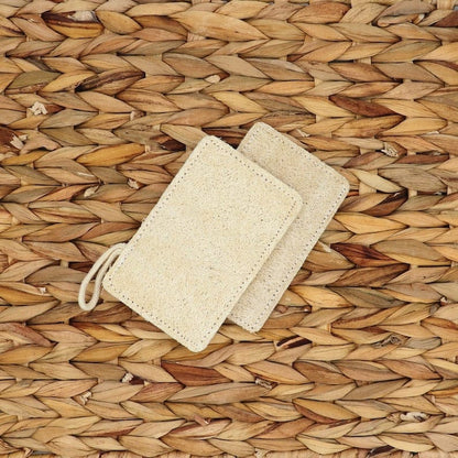 J&amp;L Naturals Essentials Natural Loofah Pad 2-Pack