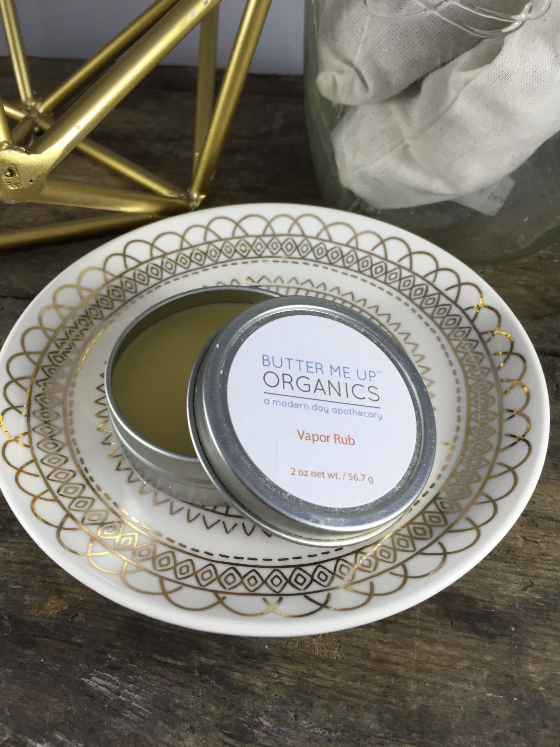 Organic Vapor Rub Balm