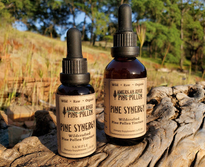 AmericanRiverPinePollen 2 Wildcrafted USA Pine Pollen Tincture/Extract - Pine Synergy