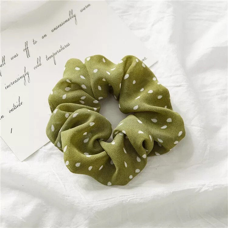 Dotted Hair Scrunchie - My American Goods
