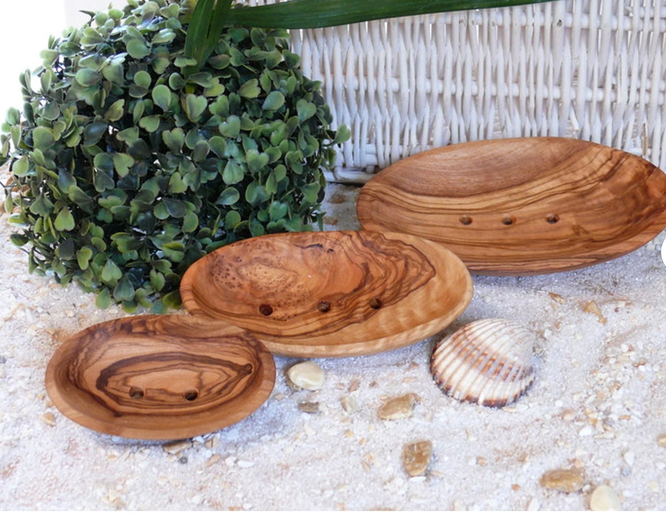 Set of Rustic Soap Dishes - My American Goods