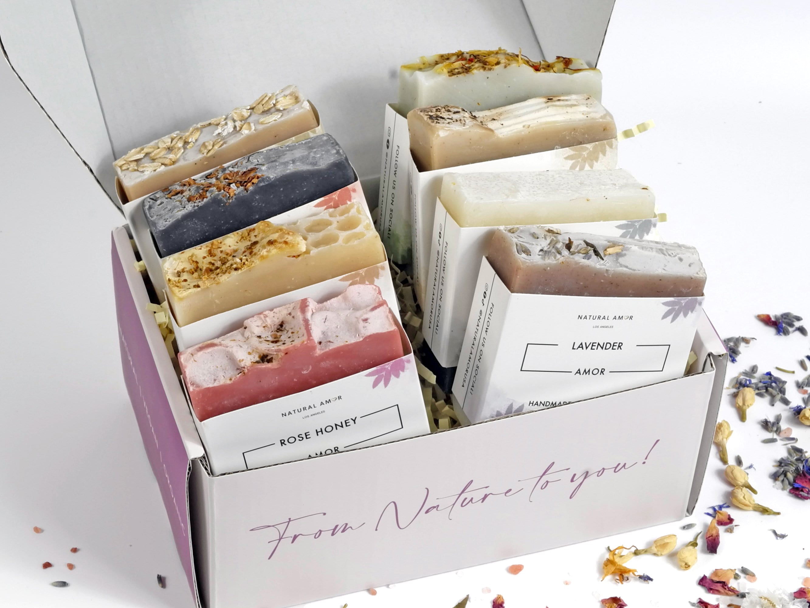 Luxury Handmade Soap Gift Box – 8 Bar Gift Set - My American Goods