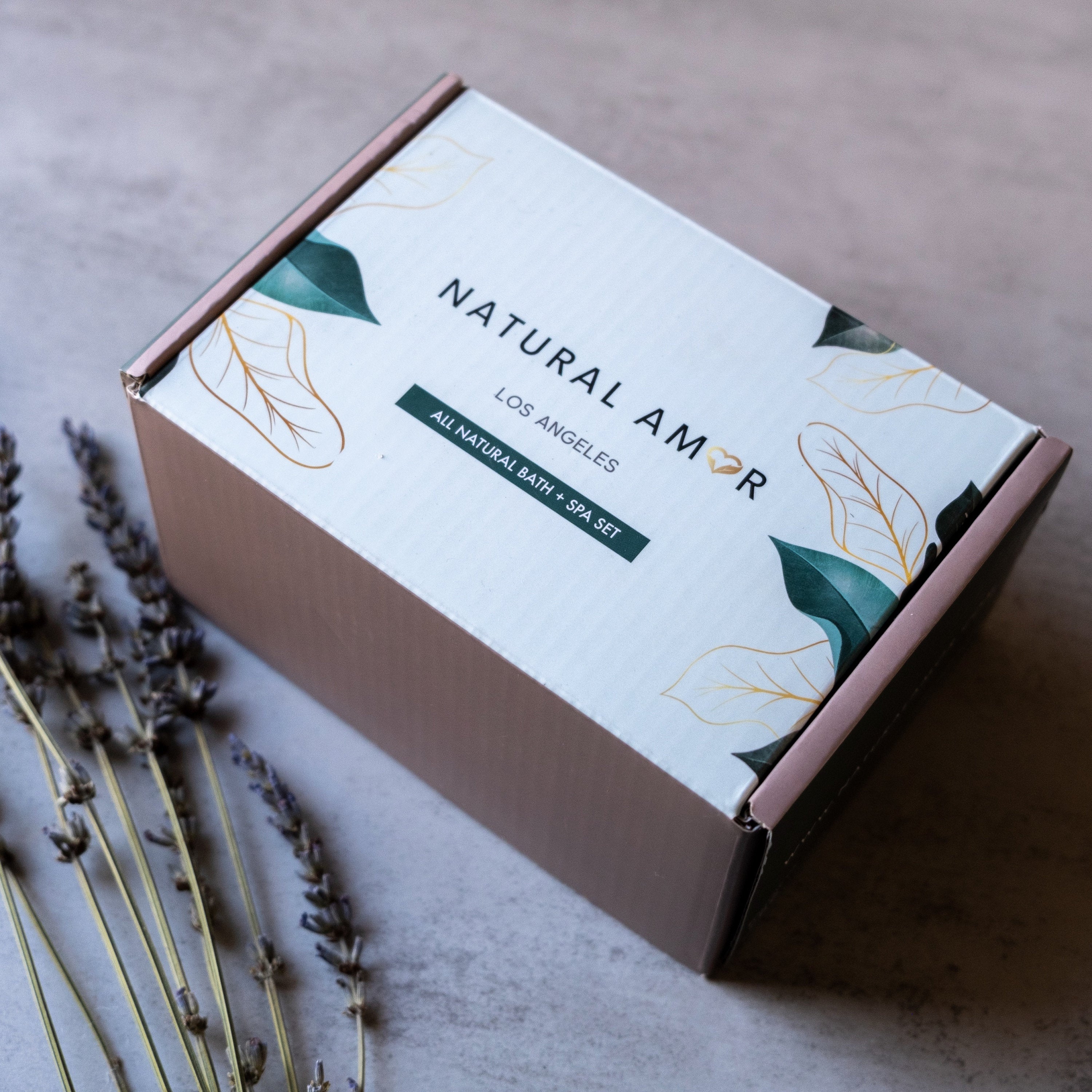 Natural Handmade Holiday Spa Gift Set – Perfect Self-Care Christmas Gift for Women and All Skin Types