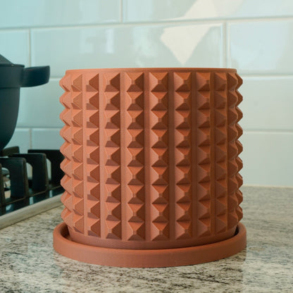 Cubist Planter with Drainage - My American Goods