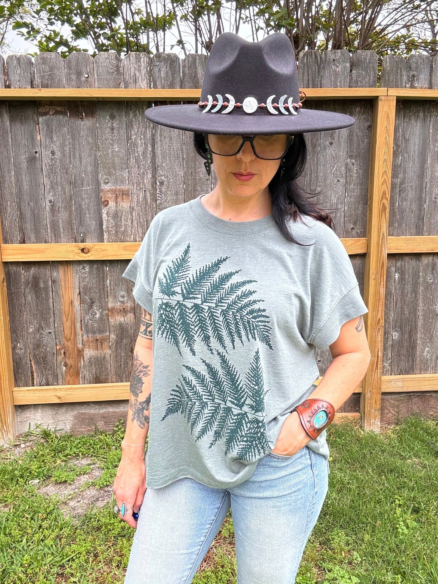 Moon Phase Hatband, Celestial Hat Band