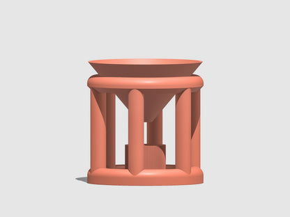 Conduit Plant Stand with Planter &amp; Catch - My American Goods