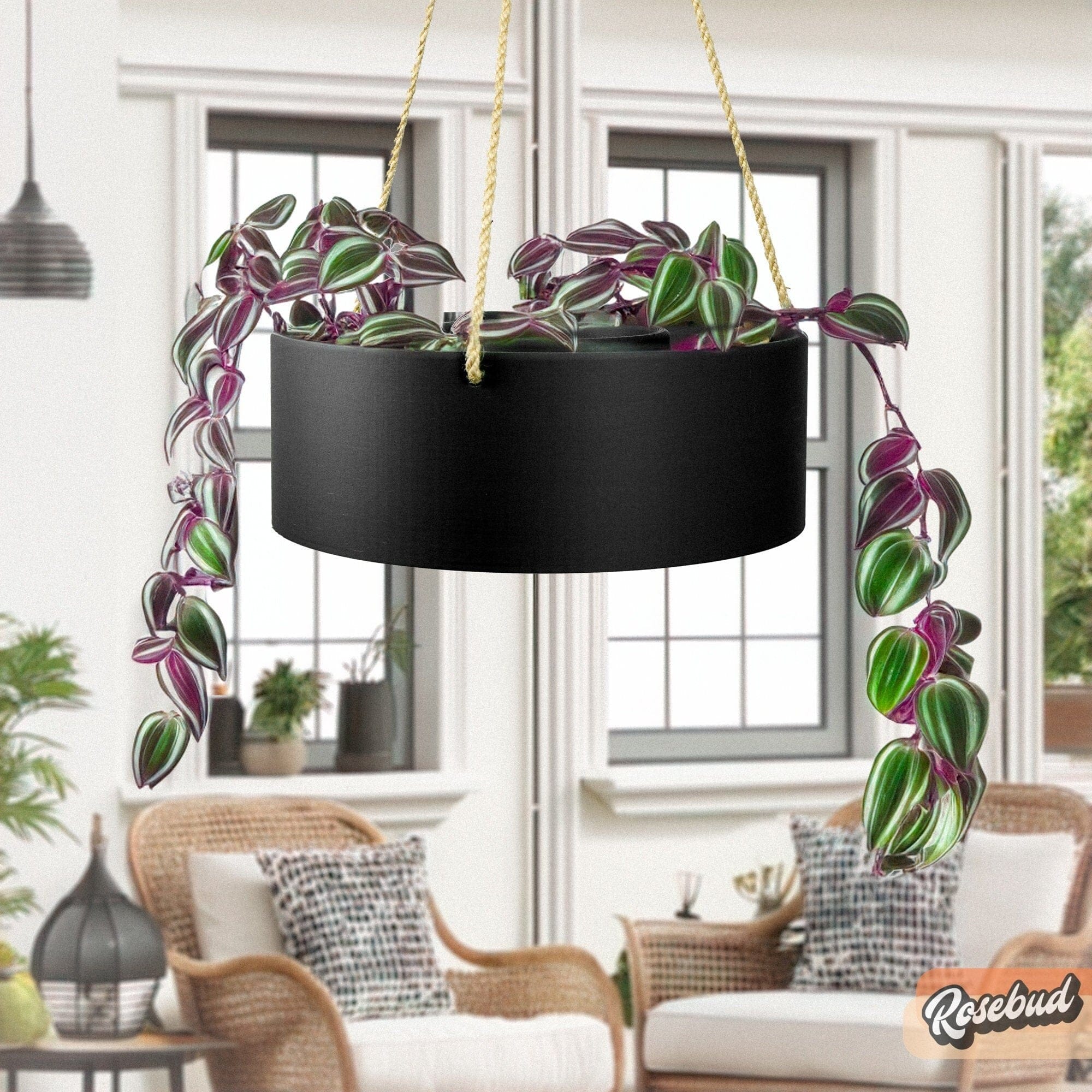 Rosebud HomeGoods Hanging Planter Hanging Chandelier Planter with Drainage