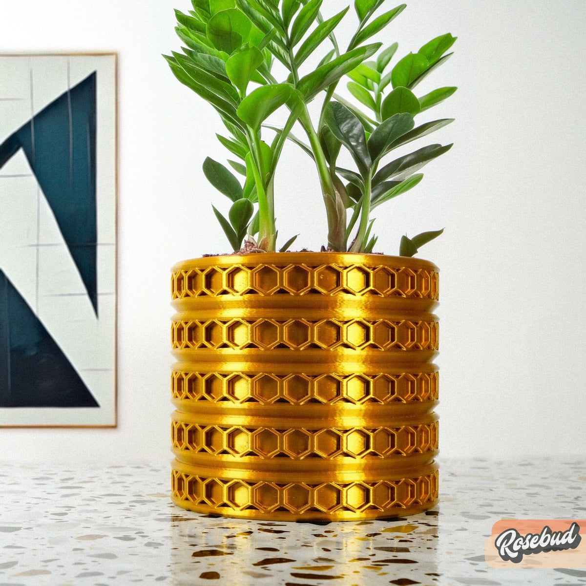 Rosebud HomeGoods Pots &amp; Planters Black / 4 Inch - No Tray Orion Planter, Multiple Sizes and Colors