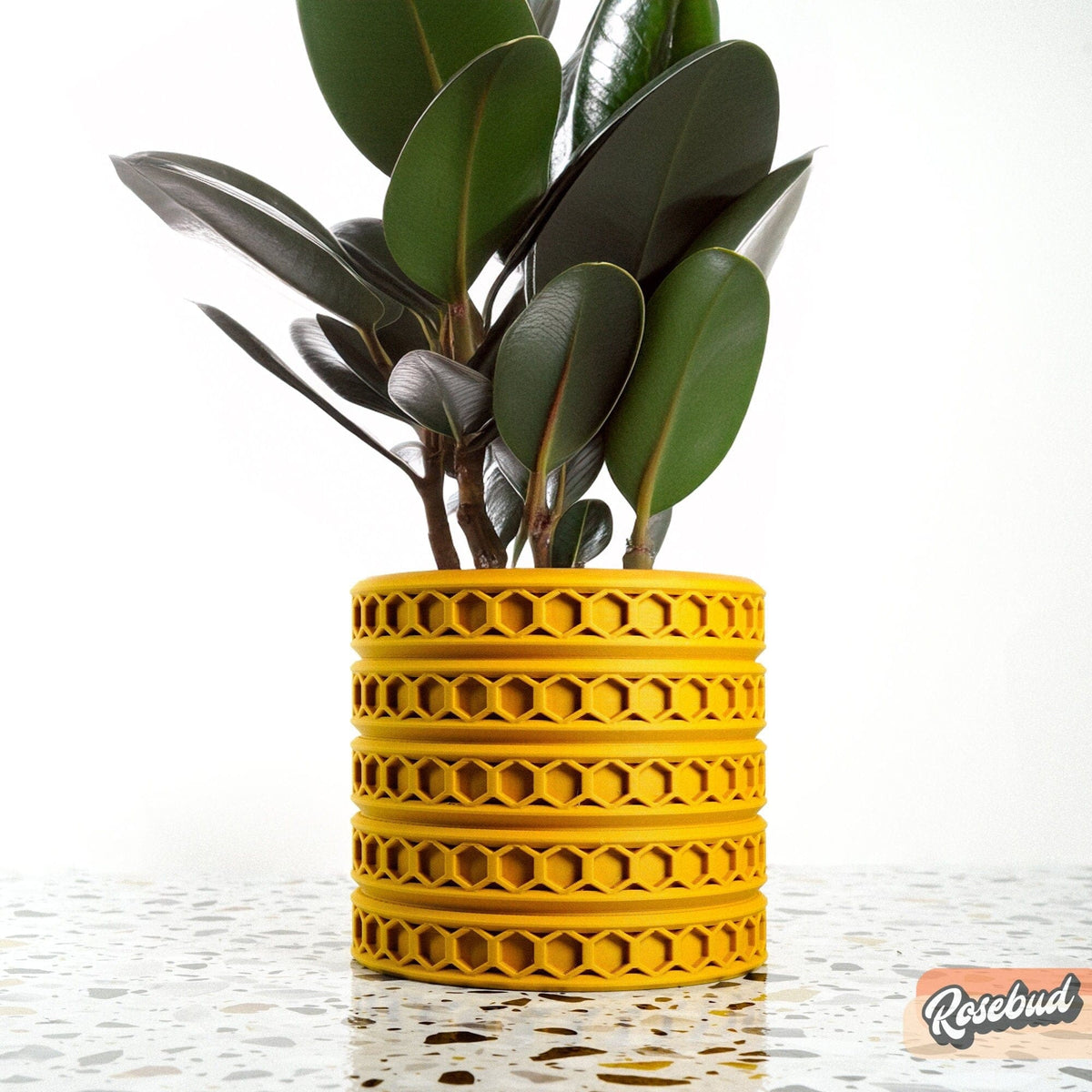 Rosebud HomeGoods Pots &amp; Planters Mustard / 4 Inch - No Tray Orion Planter, Multiple Sizes and Colors