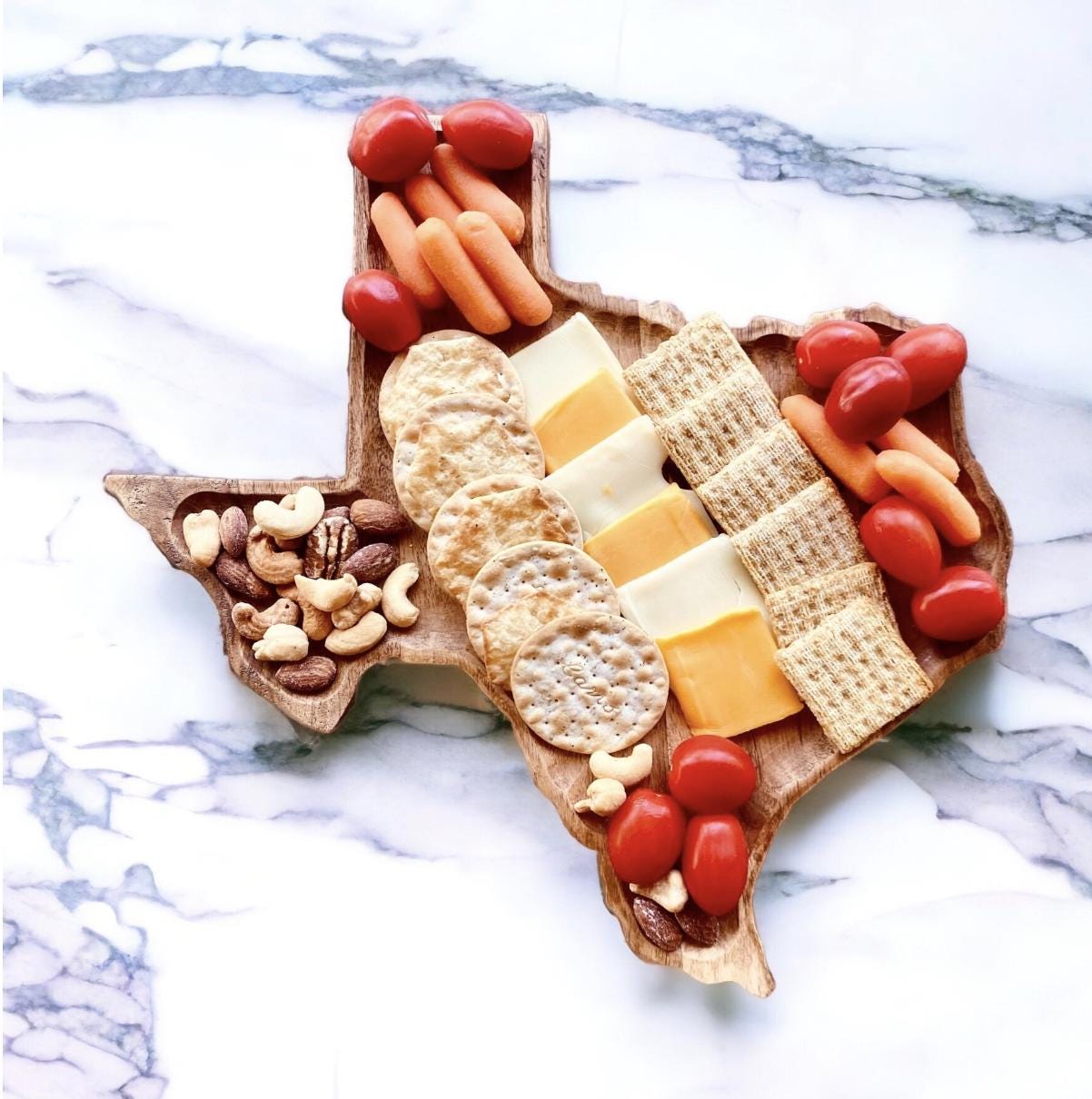 Custom Texas Shaped Serving Tray - My American Goods