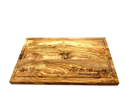 Olive Wood Rectangle Cutting Board- 16 inch - My American Goods