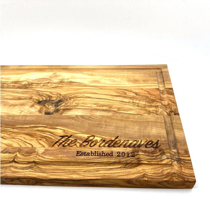 Olive Wood Rectangle Cutting Board- 16 inch - My American Goods