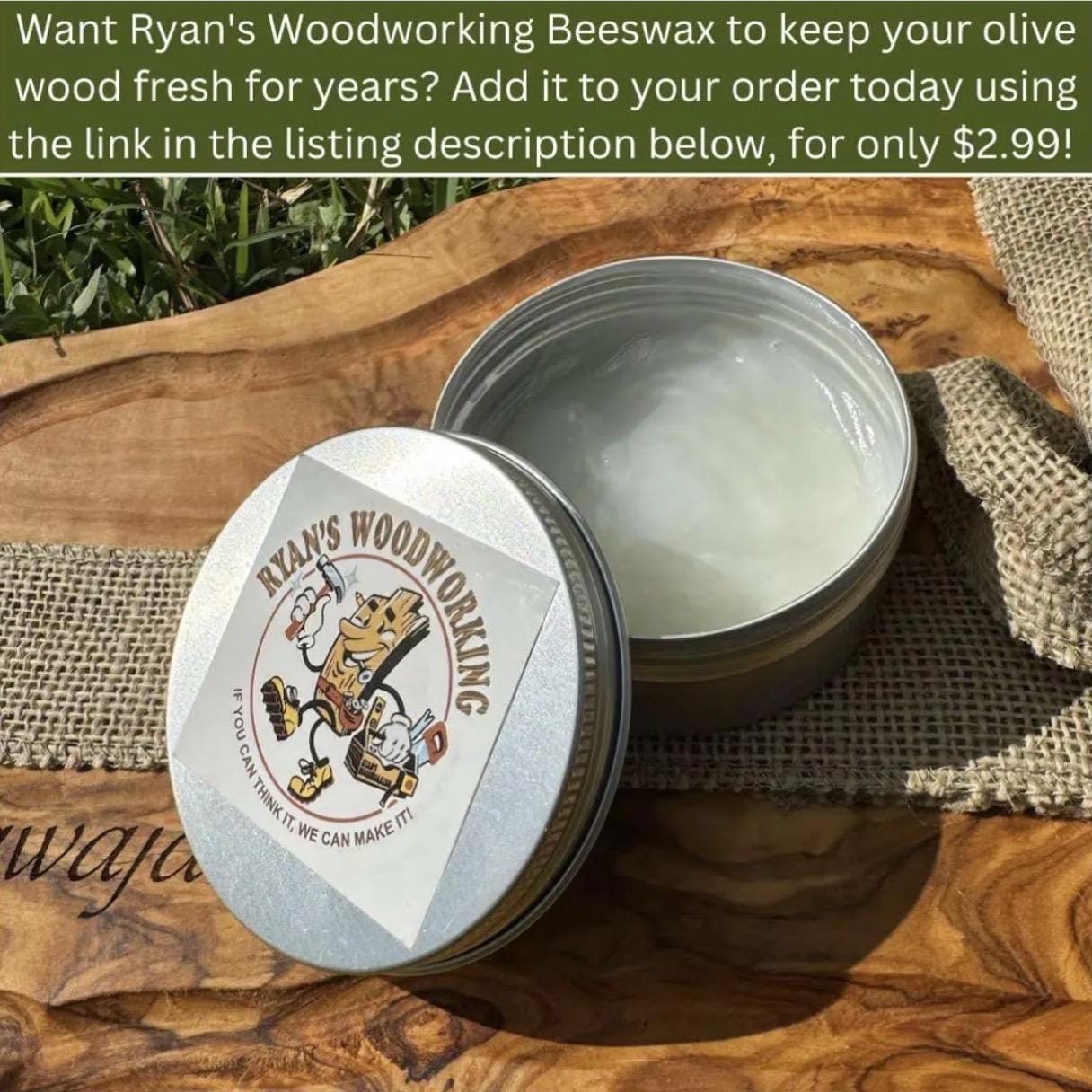 Olive Wood Spatulas With Holes