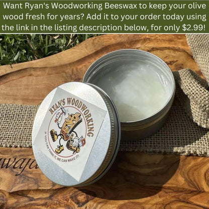 Olive Wood Spatulas With Holes