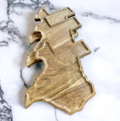 Custom Texas Shaped Serving Tray - My American Goods