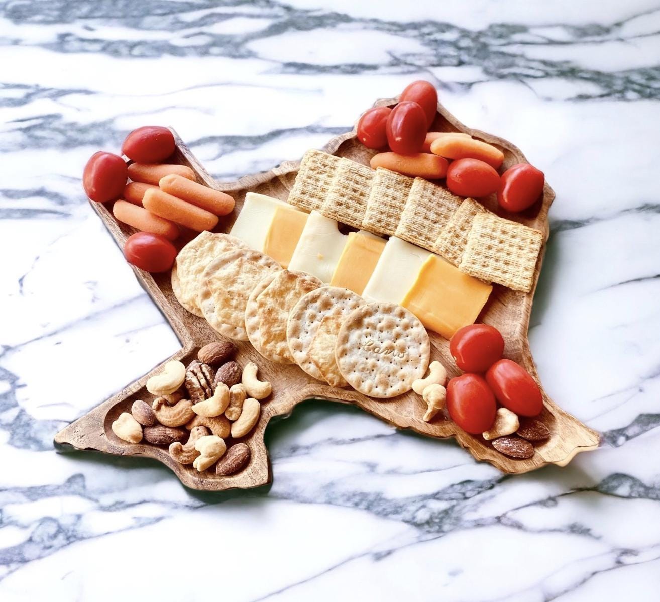 Custom Texas Shaped Serving Tray - My American Goods