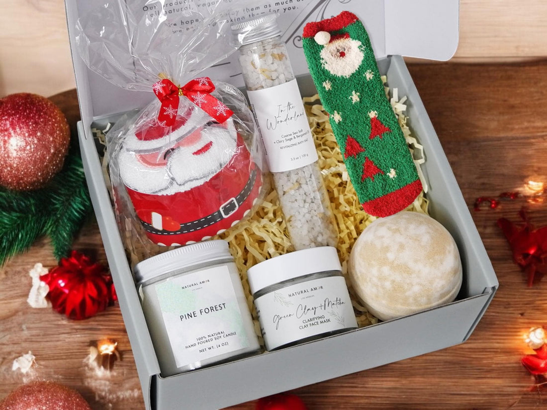 Merry Christmas Spa Gift Box - My American Goods