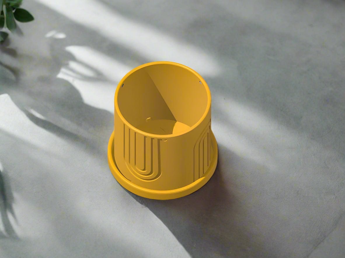Rosebud HomeGoods Planter Indoor Hanging Planter for Indoor, 4 or 5 inch Hanging Plant Pot Unique Gift, 3D Printed Planter, Outdoor Patio Decor, Cottagecore Decor,BOW