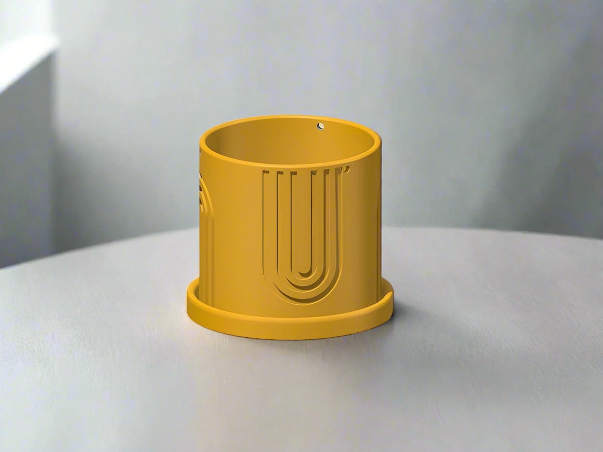 Rosebud HomeGoods Planter Indoor Hanging Planter for Indoor, 4 or 5 inch Hanging Plant Pot Unique Gift, 3D Printed Planter, Outdoor Patio Decor, Cottagecore Decor,BOW
