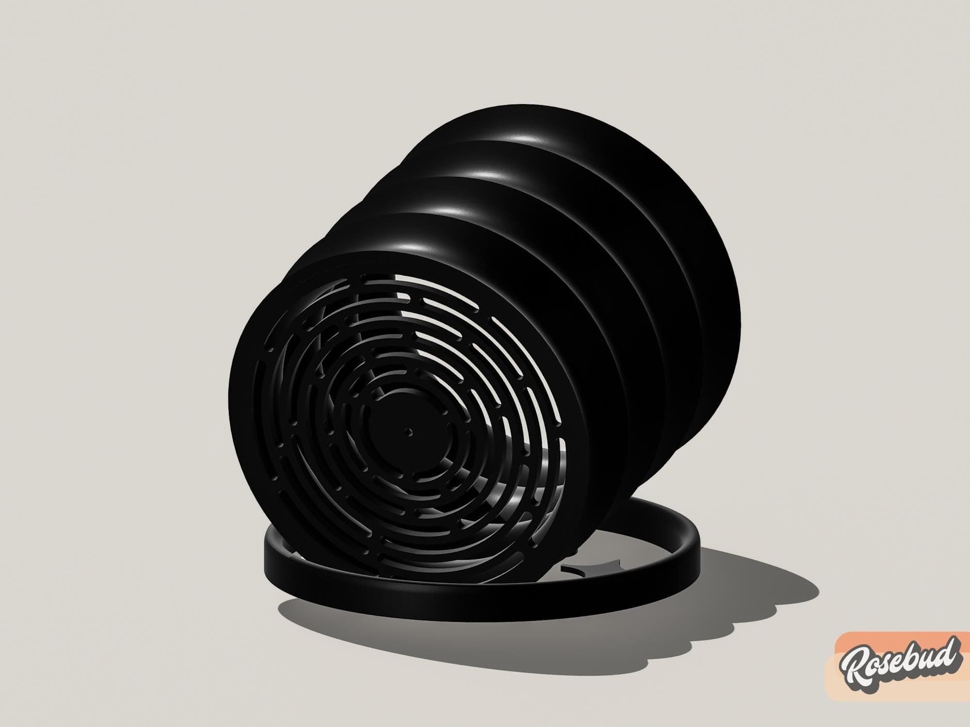 Rosebud HomeGoods Rippled Plant Pot with Drainage – Modern Organic Indoor Planter with Saucer, 3D Printed Wavy Pot for Houseplants - BRIM