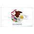 Flags Unlimited USA Nylon State Flags Illinois