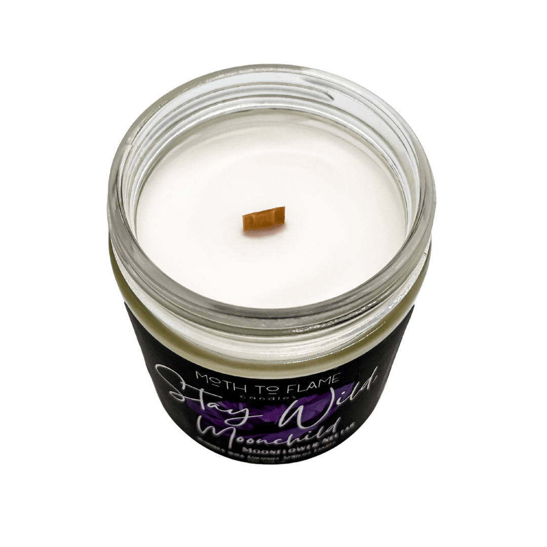 Moth to Flame Candles Candles Stay Wild, Moon Child – 7 oz Candle