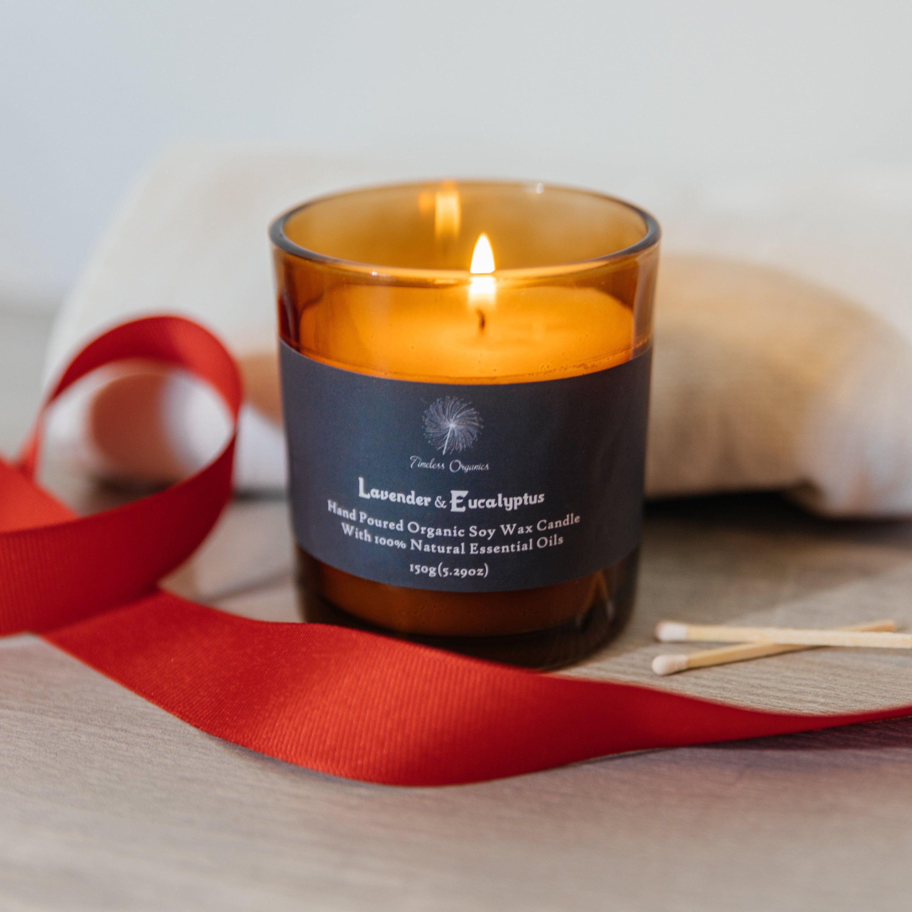 Timeless Organics Skin Care Timeless Candle - Lavender + Eucalyptus
