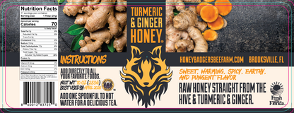 Turmeric &amp; Ginger Honey - My American Goods