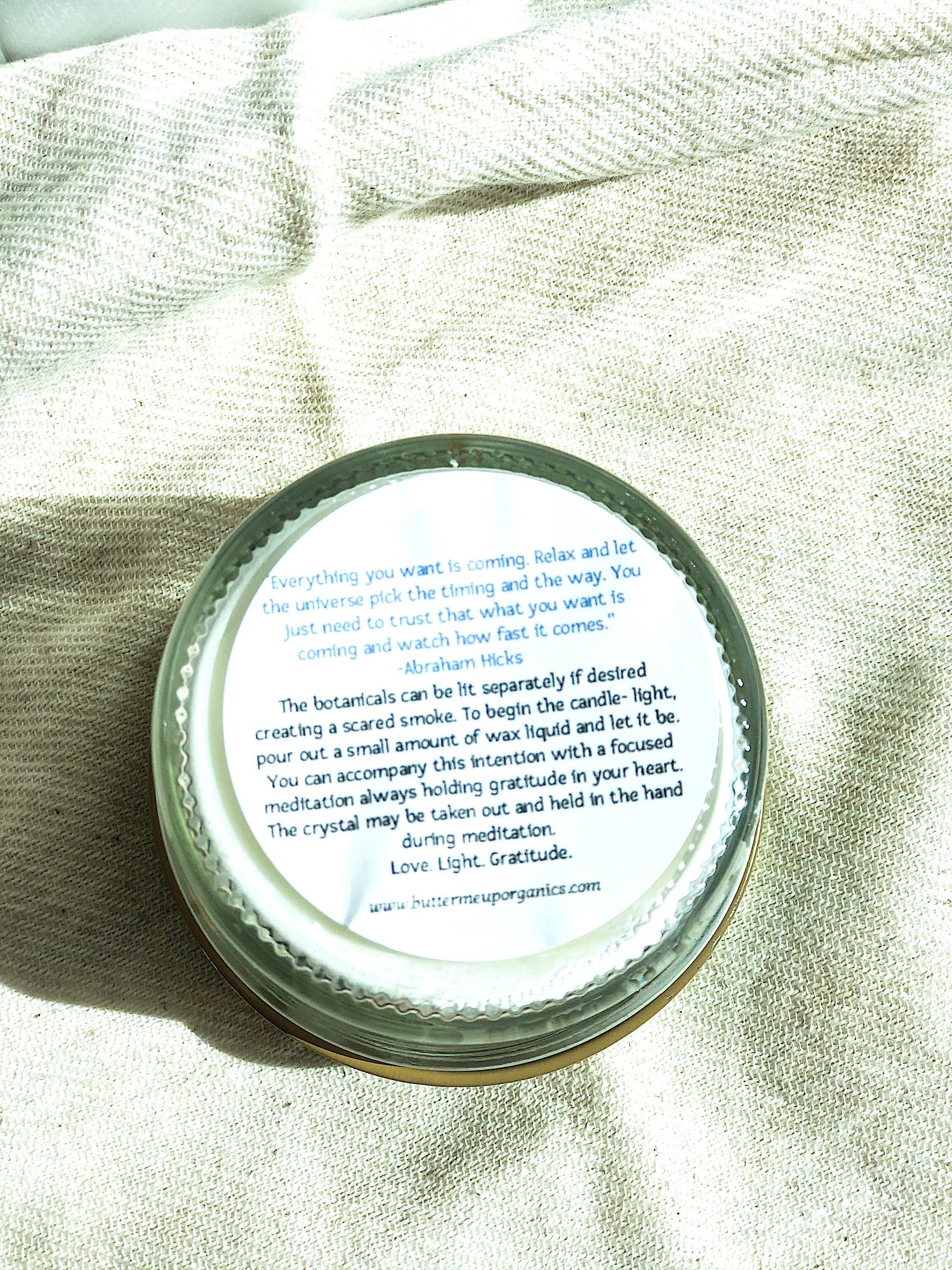 Blessings Intention Candle