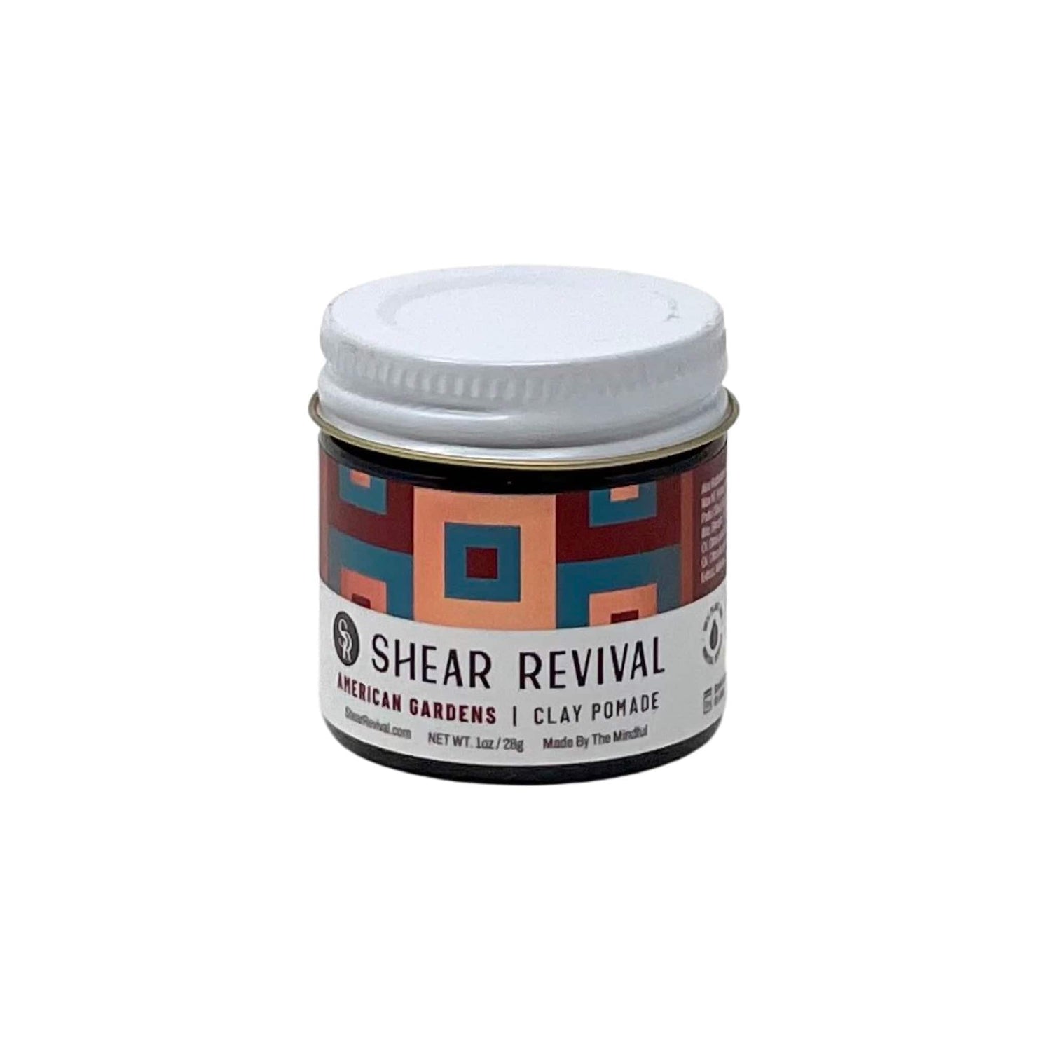 SHEAR REVIVAL 1oz American Gardens Clay Pomade