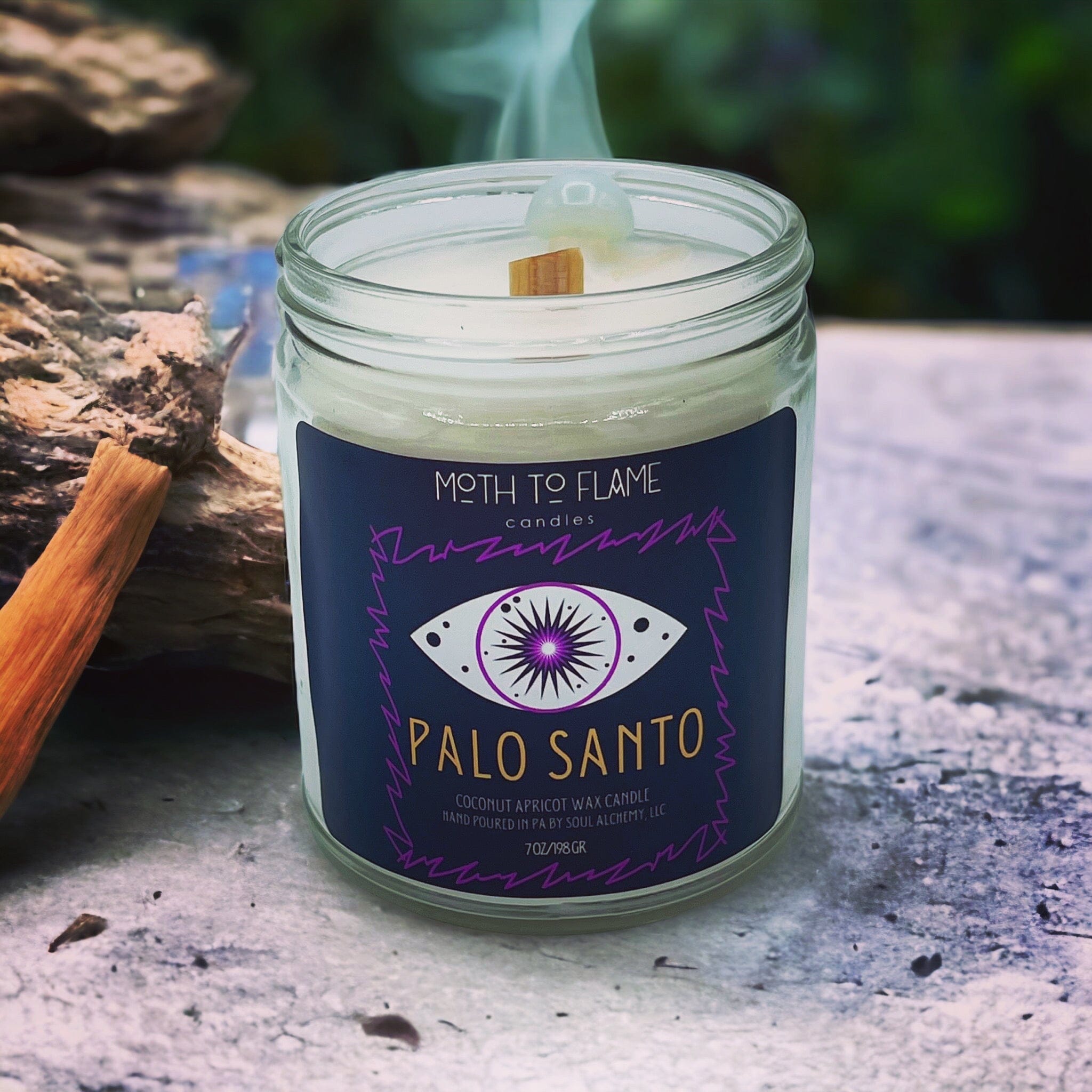 Moth to Flame Candles Candles Palo Santo – 7 oz Candle
