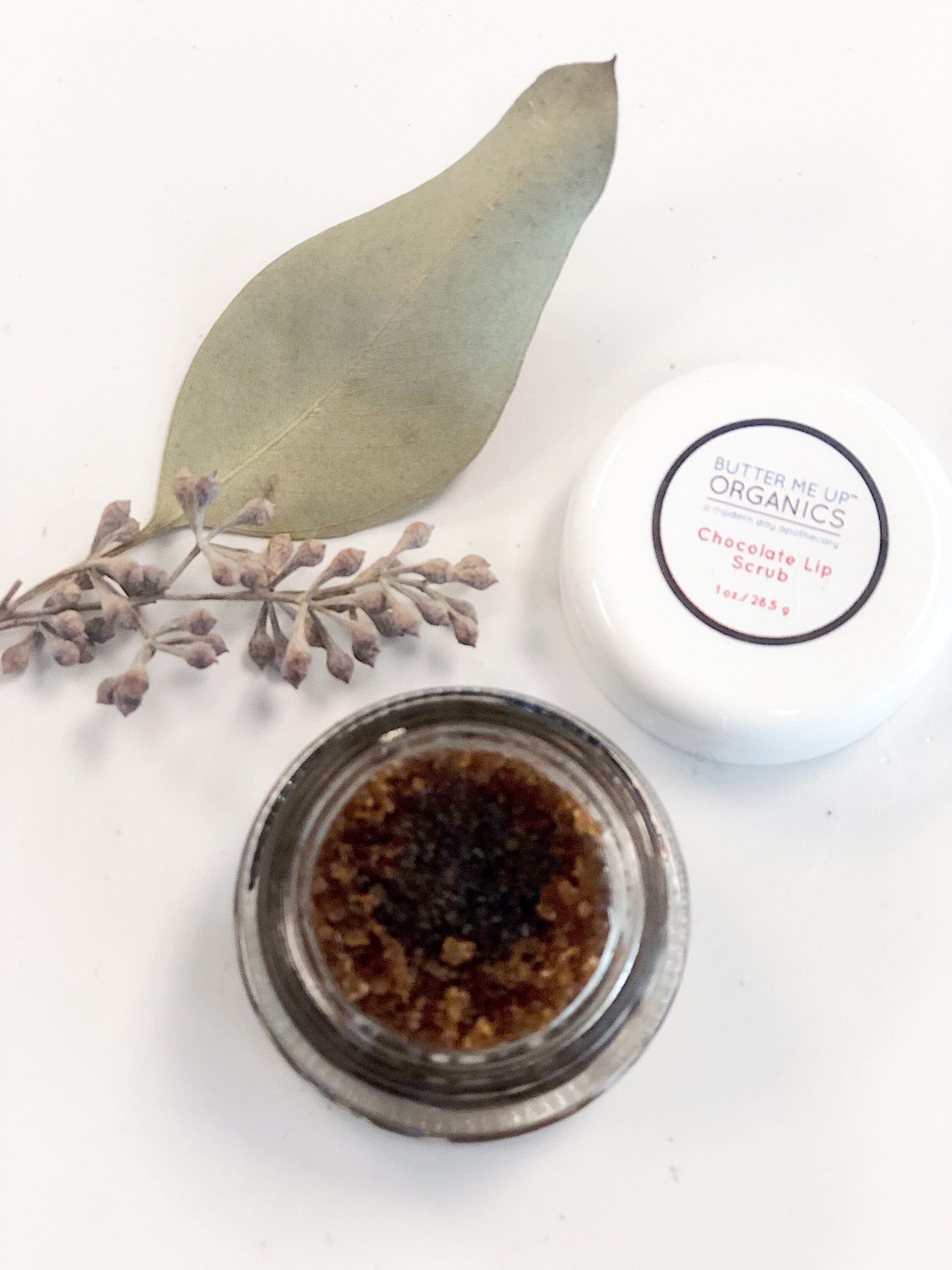 Butter Me Up Organics Face Organic Chocolate Lip Scrub Flaky Chapped Lips