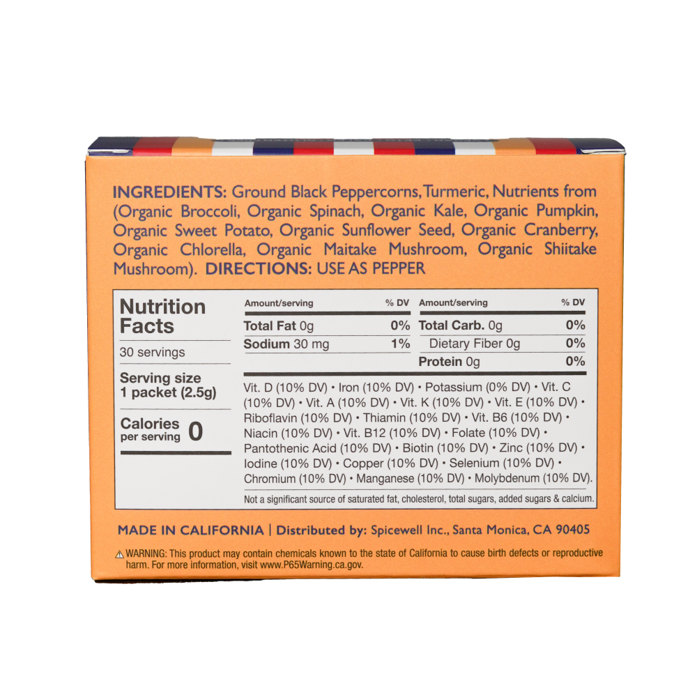 New Pepper 30 On-the-Go Individual Servings - My American Goods