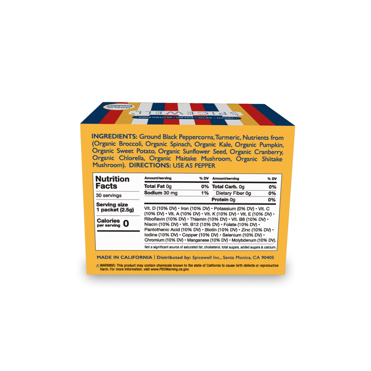 New Pepper 30 On-the-Go Individual Servings - My American Goods