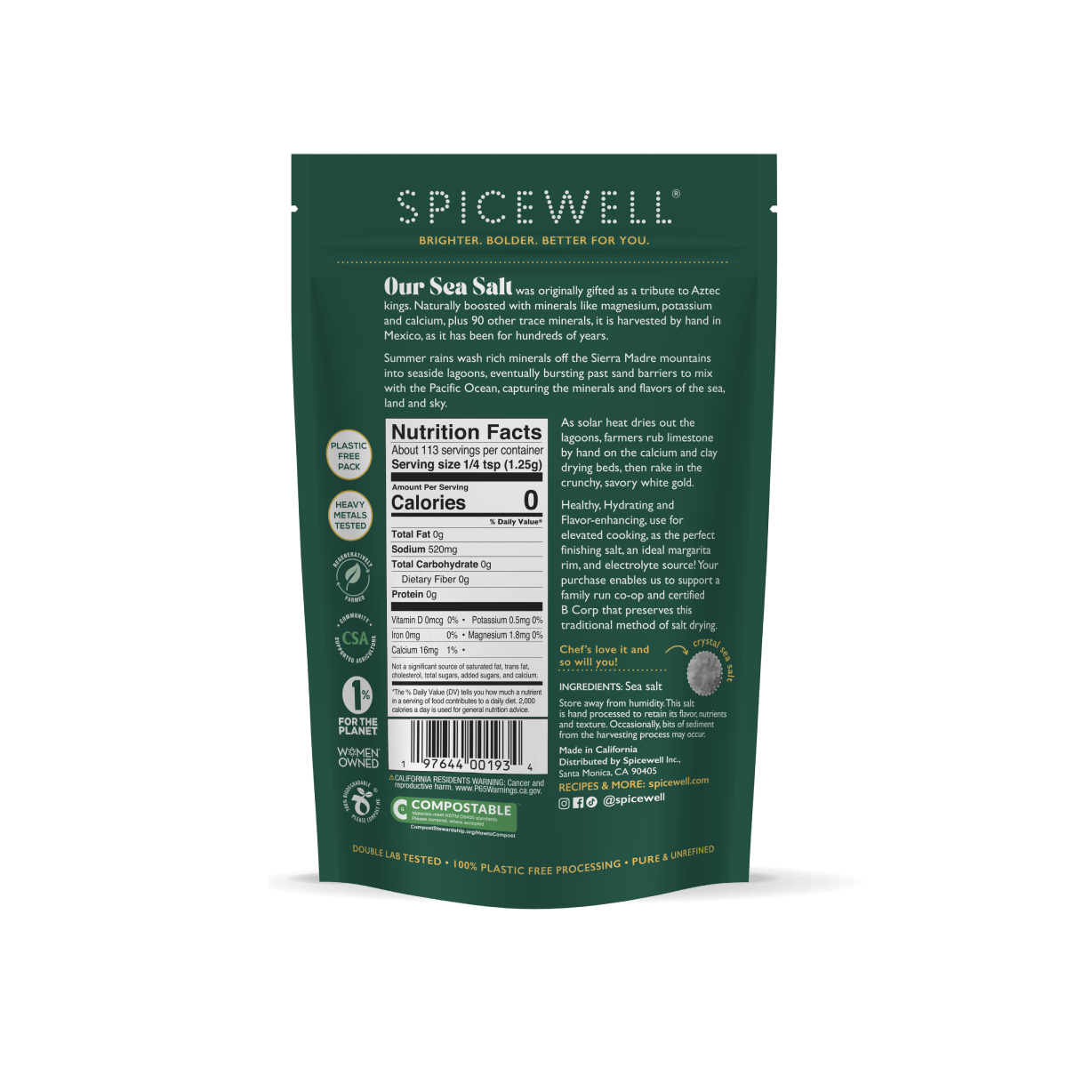Spicewell Superfood Seasonings Pouch Trio