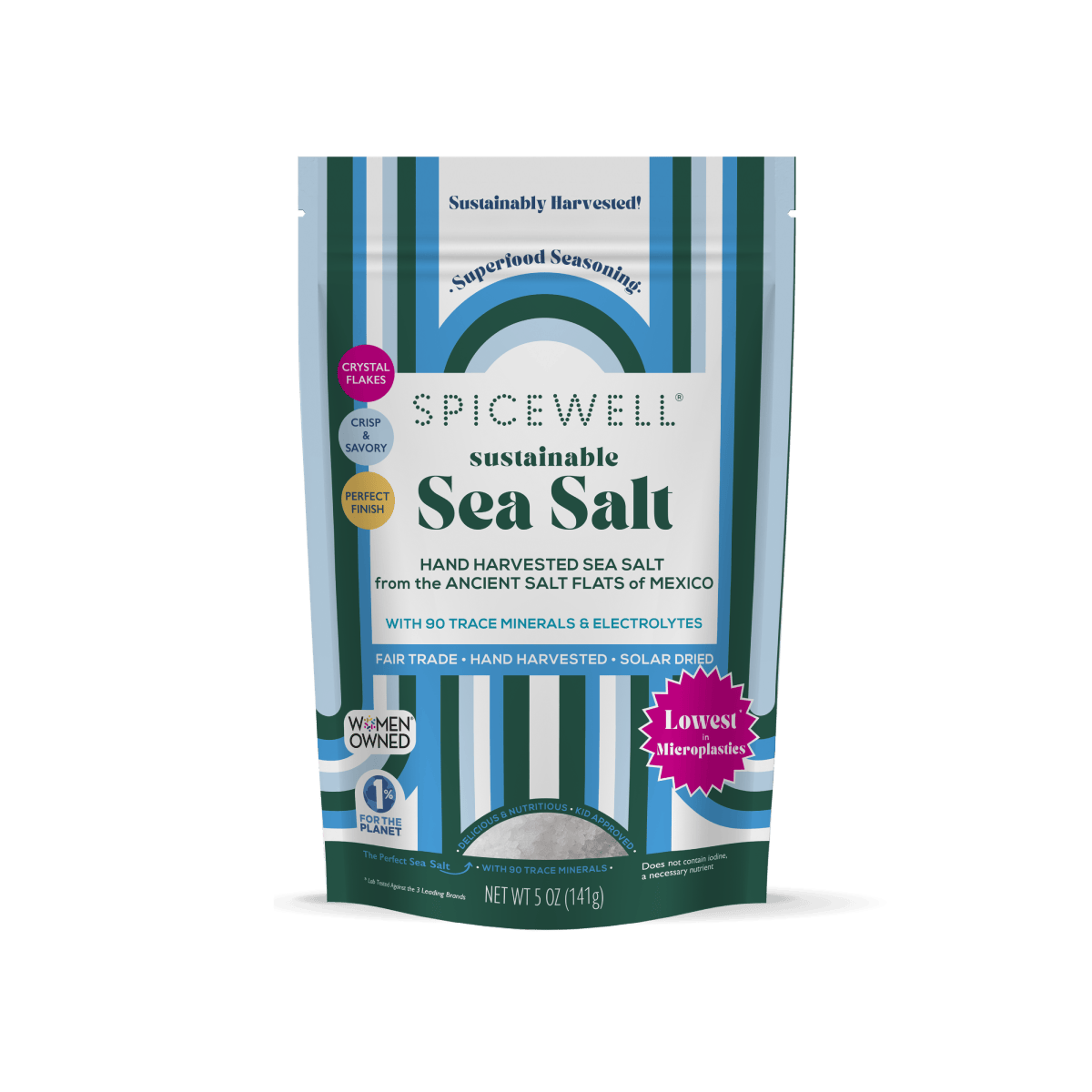 Spicewell Salt Sustainable Sea Salt Pouch
