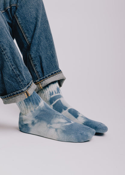 American Trench Socks indigo / One Size Indigo-Dyed Retro Crew