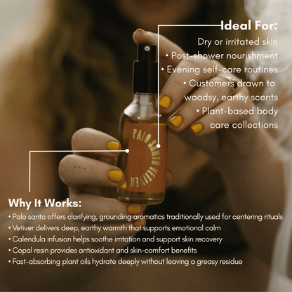 Palo Santo Vetiver Grounding Body Oil