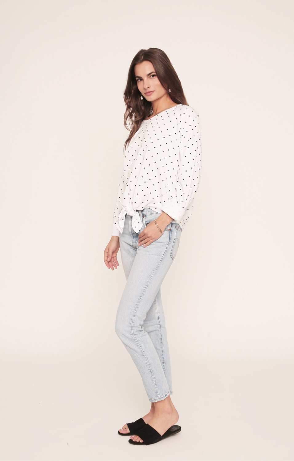 Isabella Sweater - Polka Dot