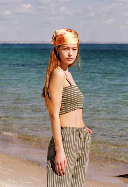 Isajah Matching-Set Top - Jungle Green