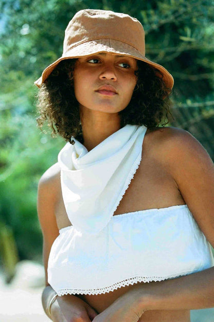 Penelope Ivory Silk Bandana